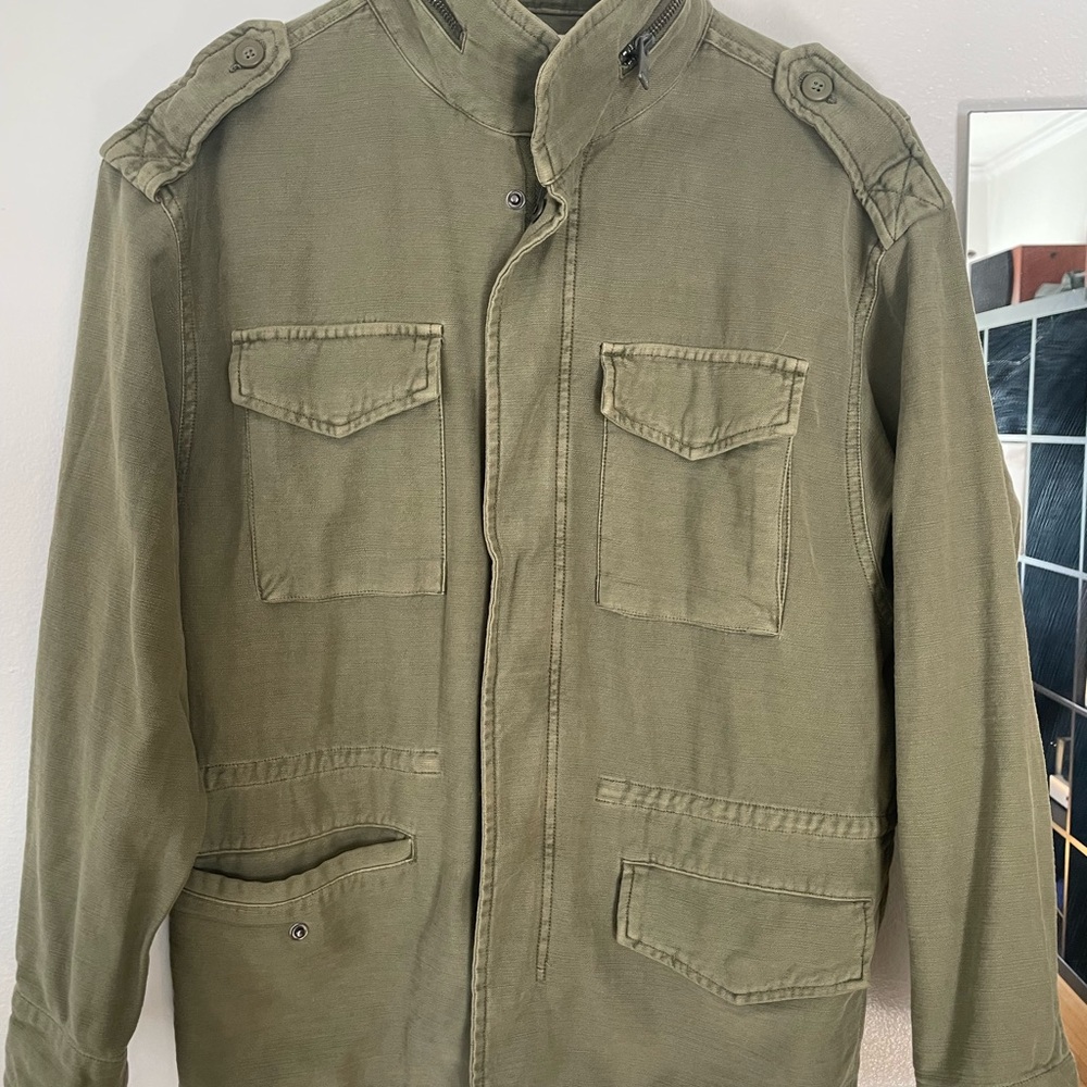 Women’s Lucky Brand Olive Green Military Jacket